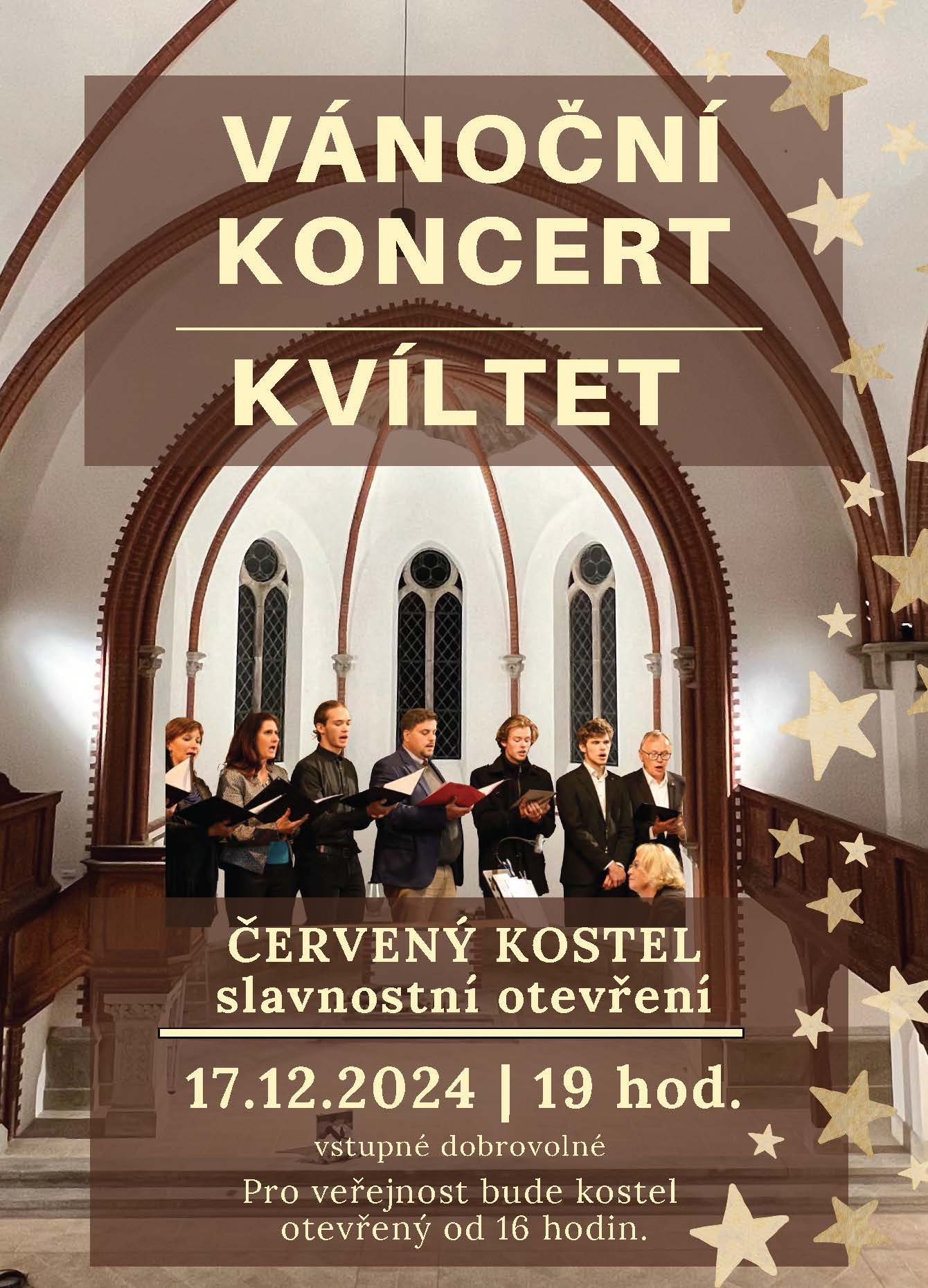 Vánoční koncert - KVÍLTET - Červený kostel