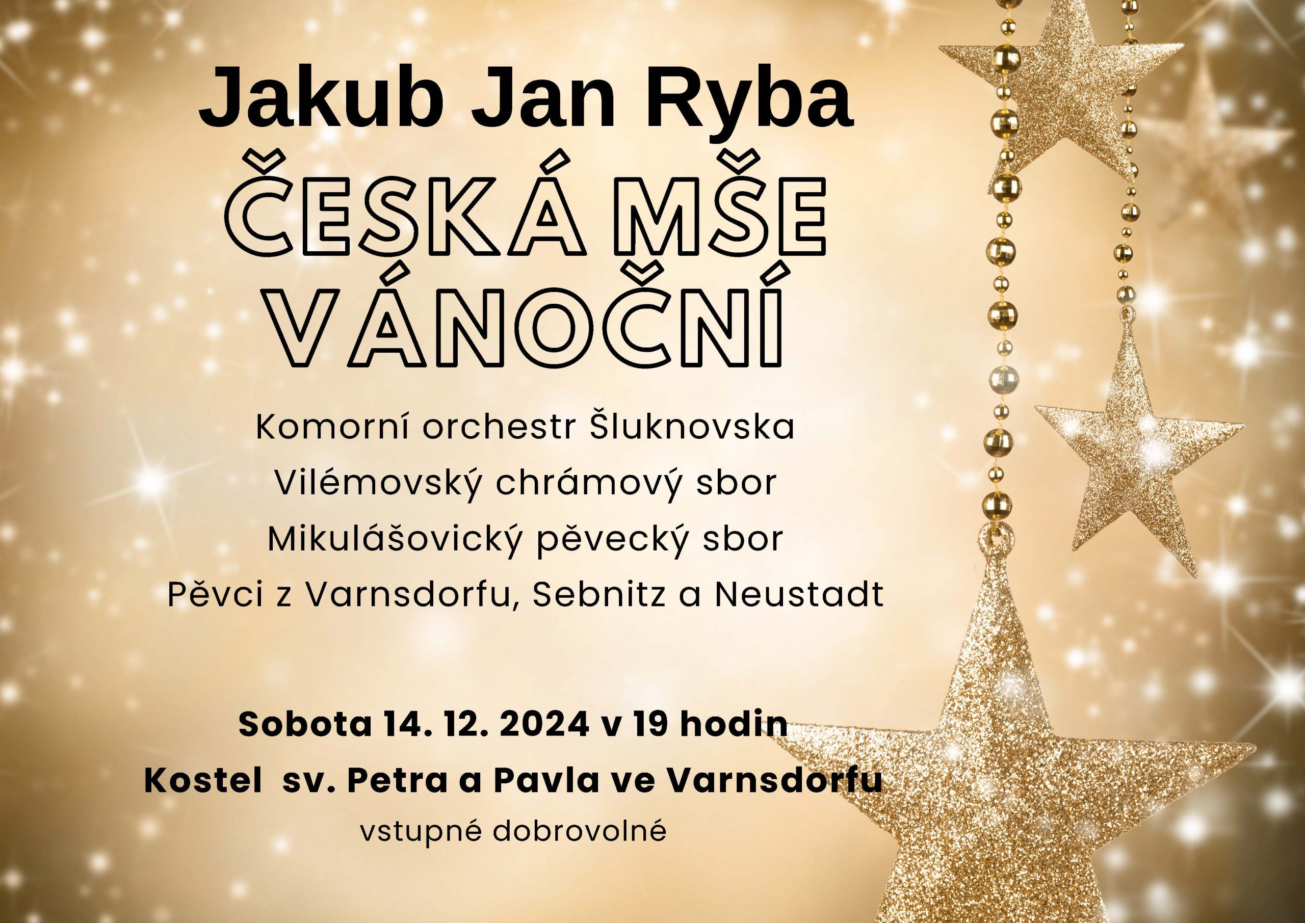 Jakub Jan Ryba, Česká mše vánoční - Kostel sv. Petra a Pavla ve Varnsdorfu