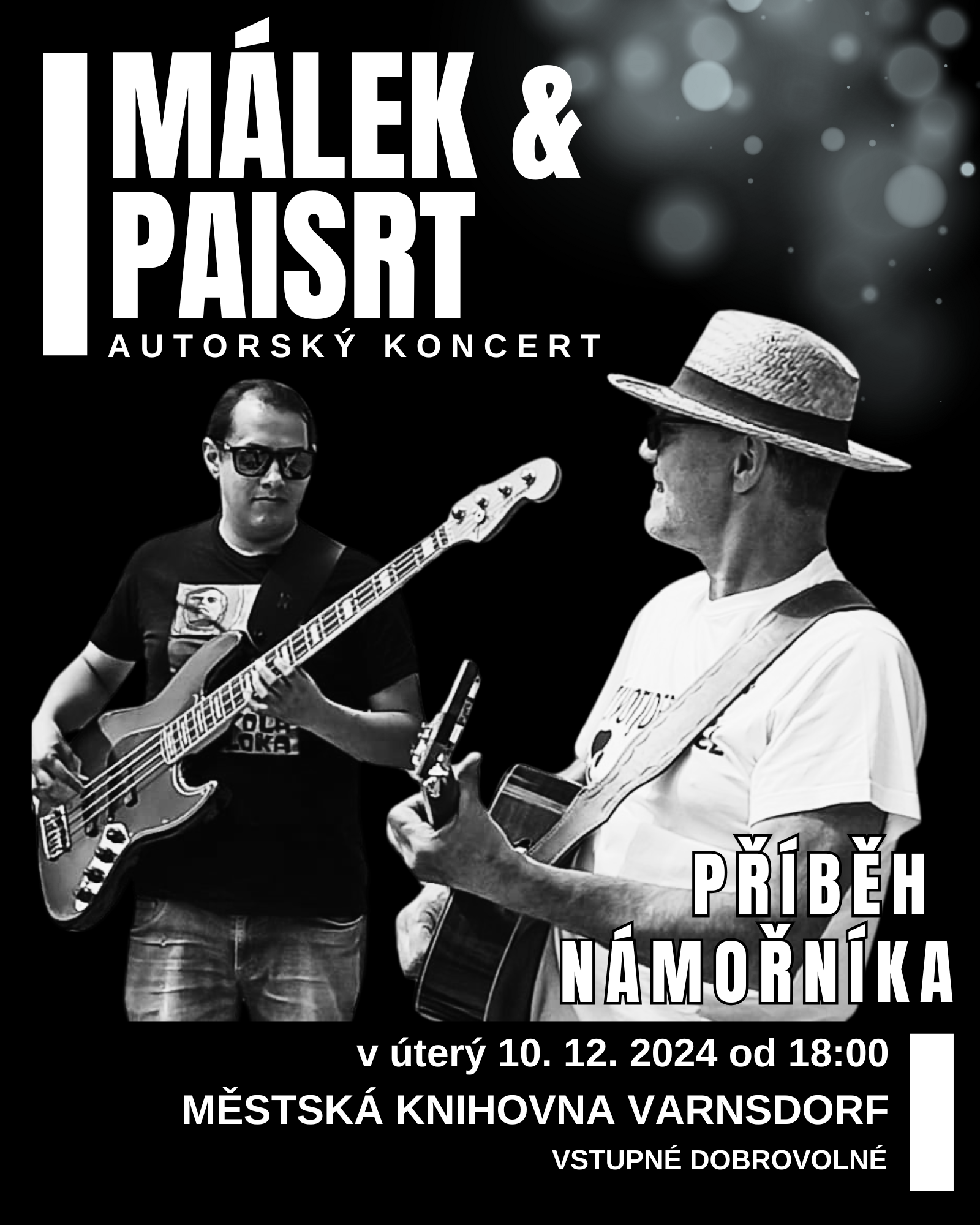 Autorský koncert - I. Málek a I. Paisrt